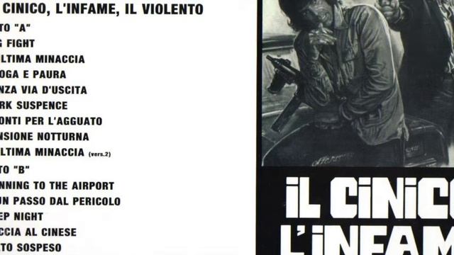 Franco Micalizzi - Violence!Il Cinico,L'Infame,Il Violento (2011 Cometa) Full LP