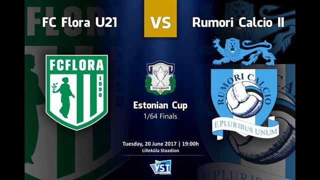 Estonian cup: Flora Tallinn U21 - Rumori Calcio II смотреть онлайн