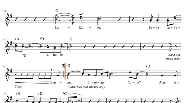 Autotelic - Laro (Chords and Music Sheet) смотреть онлайн