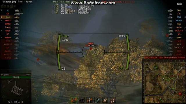 World Of Tank   Comet Tier 7, Damage 4,195, Spotting 1,165, Exp 1500