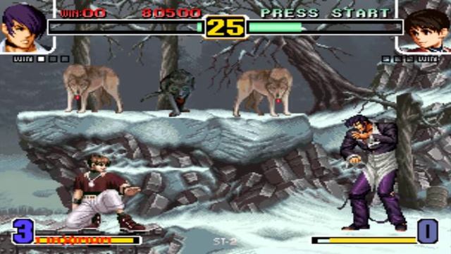 [1v1] Iori vs Chris (KOF 2002) смотреть онлайн
