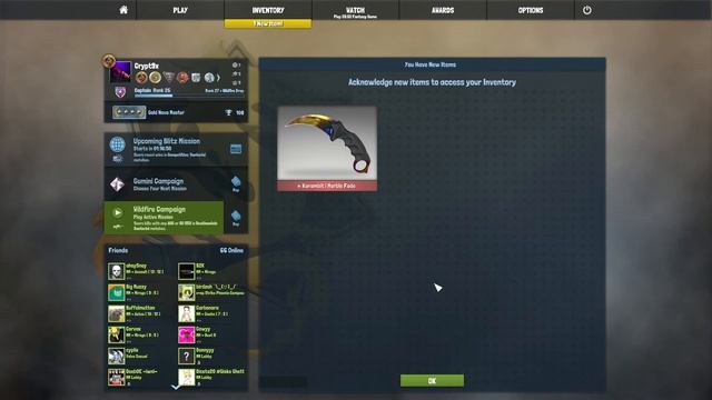 CS:GO - Karambit Marble Fade Unboxing (First Knife Unbox) смотреть онлайн