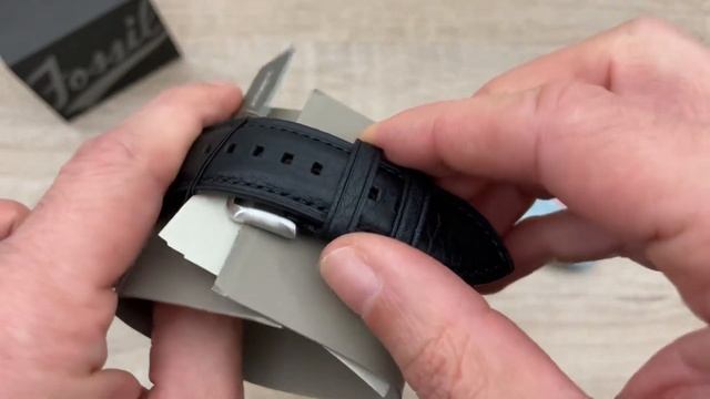 Fossil 44mm Townsman Automatic Black Leather Watch ME3200 (Unboxing) @UnboxWatches смотреть онлайн