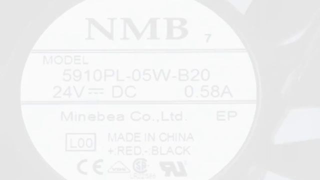 5910PL-05W-B20-L00 24V 0.58A 13.9W 2wires Cooling Fan смотреть онлайн