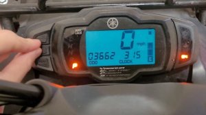 How to set Clock on Yamaha Grizzly 550/700 (2007-2018)