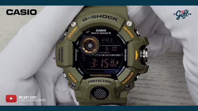 Casio G-Shock Rangeman GW9400-3 Tough Solar Watch Review смотреть онлайн