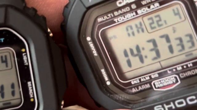 Casio G-5600 и GW-5000 сравниваем