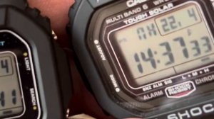 Casio G-5600 и GW-5000 сравниваем