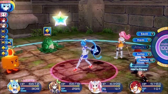 Exploring the Ruins Superdimension Neptune VS SEGA Hard Girls Episode 32 смотреть онлайн