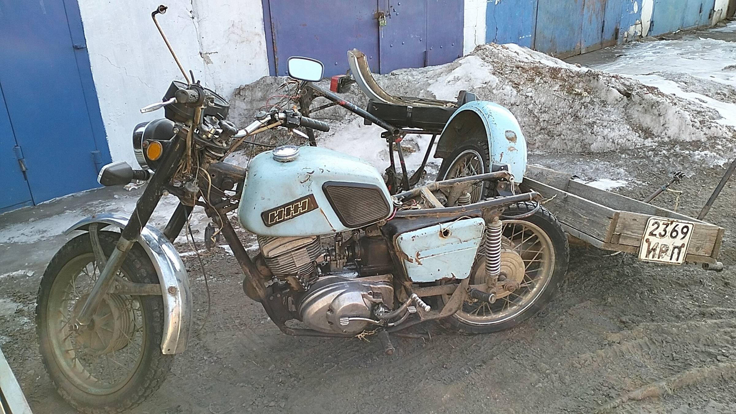 Иж Планета 5 1993г ЛОХМАТАЯ часть 2 смотреть онлайн