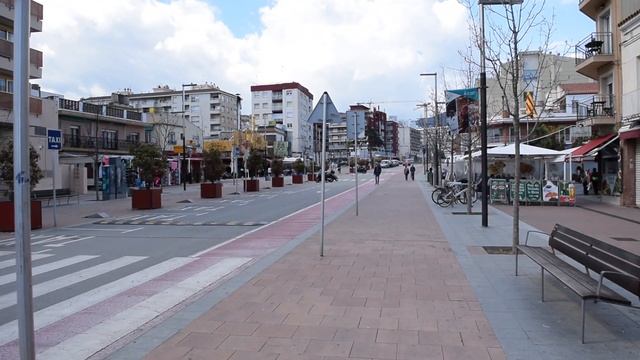 Calella seaside town in Spain. 58 km northeast of Barcelona смотреть онлайн