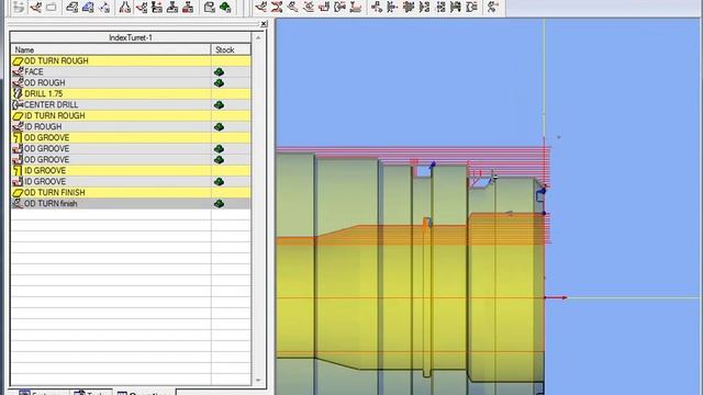 ESPRIT CAM - Lathe Programming From .dxf