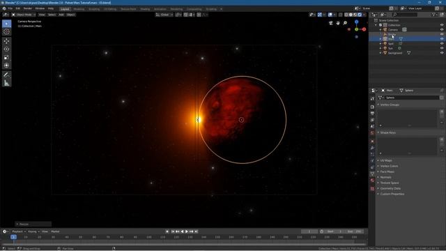 Blender Planet Mars Tutorial - Blender 2.8 Eevee смотреть онлайн