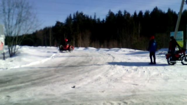 Дрифт на ИЖе зимой смотреть онлайн