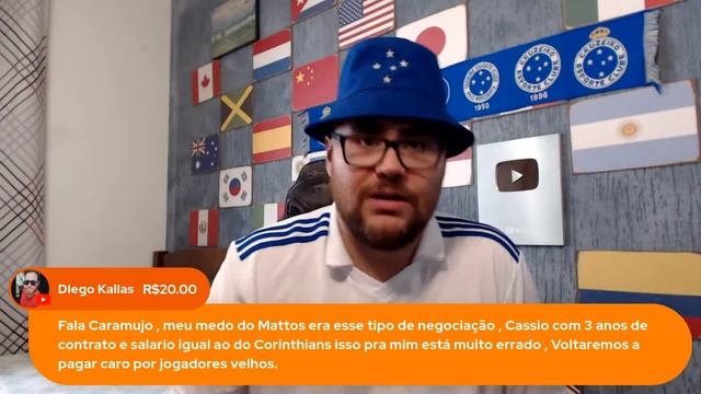 NOTÍCIAS DO CRUZEIRO: JHOSEFER, CÁSSIO, JOÃO MARCELO, MACHADO, GABRIEL GRANDO E BYANCA BRASIL смотреть онлайн