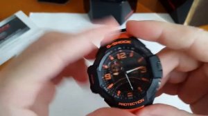Обзор и настройка CASIO G SHOCK GA 1000 4AER (Review and setting)