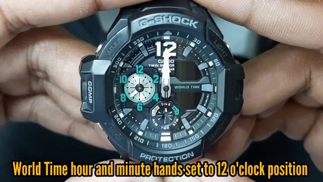Casio G-Shock GA-1100 5441 Full Time Setting Tutorial | SolimBD | Watch Repair Channel