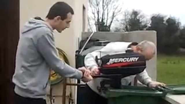 Mercury 3.5Hp outboard test run смотреть онлайн