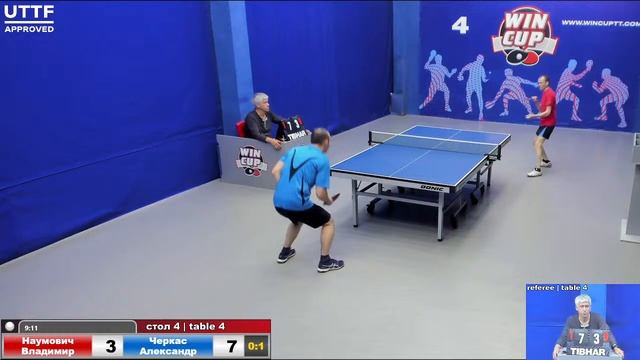 23:10 Наумович Владимир (0:3) Черкас Александр стол 4 ЮГ-4 14.06.21 смотреть онлайн