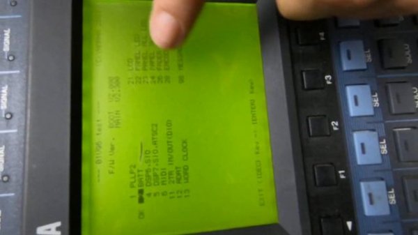 Test và Factory reset Yamaha 01v96