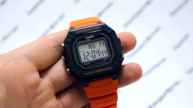 Часы Casio Illuminator W-218H-4B2 - видео обзор от PresidentWatches.Ru смотреть онлайн
