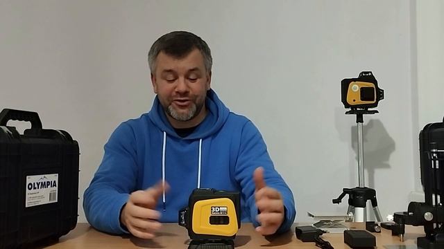 Оновлений лазерний рівень Olympia 3D Supreme HP - 12 ліній 3 х 360° (2 вертикалі + 1 горизонт) смотреть онлайн