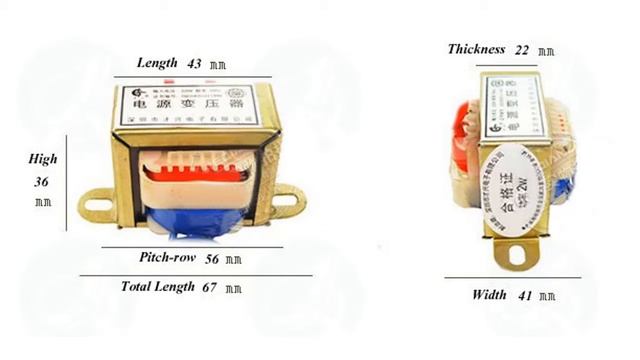 Vertical Power Transformer, Ferrite Core 220V 50Hz, Output AC 6V 9V 12V 15V 18V 24V 30V