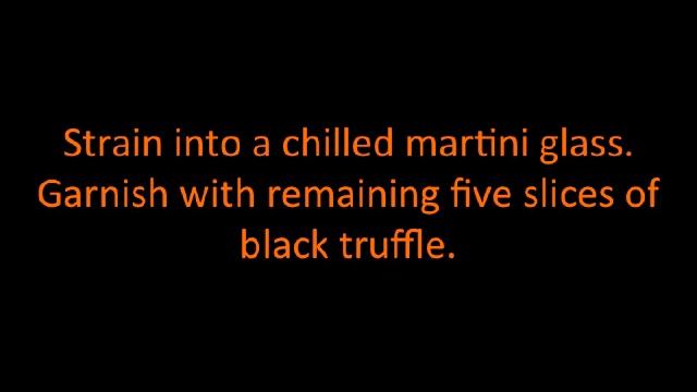 Truffle Martini Cocktail Recipe