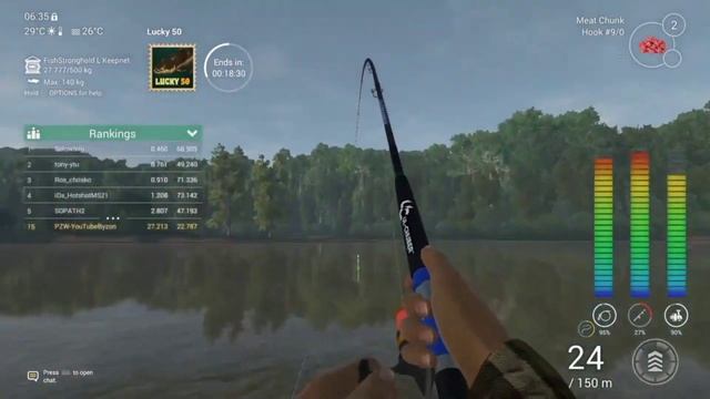 Fishing Planet  Marron River Bolivia   Lucky 50 Catfish 49 977 KG