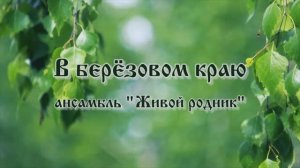 В берёзовом краю. Ансамбль «Живой родник»