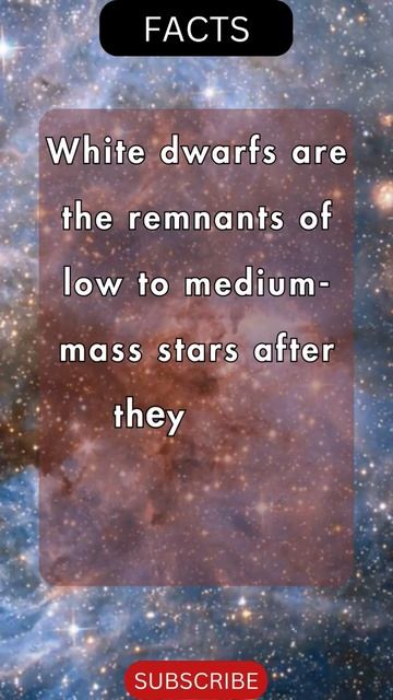 Did you know about White Dwarfs in the Universe?? | White Dwarfs in the Universe #shorts #facts смотреть онлайн