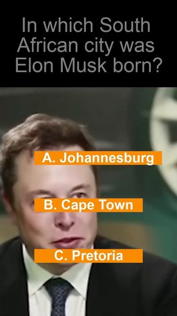 In which South African city was Elon Musk born? смотреть онлайн