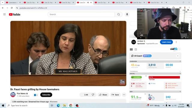 LIVE: Watch Dr. Fauci Get GRILLED By Lawmakers Over C19 Allegations смотреть онлайн