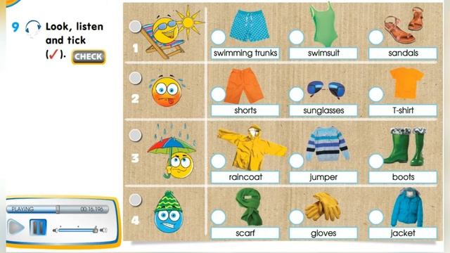 Smiles 2. Module 8. My Holidays and Travel. Ex: 9 p. 106 смотреть онлайн