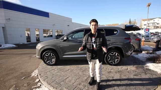 2021 Hyundai Santa Fe Ultimate Calligraphy for sale at Crowfoot Hyundai in Calgary Alberta! смотреть онлайн
