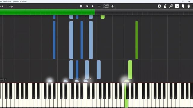 Jupiter Piano Cover Synthesia