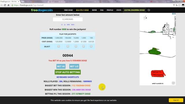 700 Doge за 4 минуты на freedoge co in на автомате!!!!!! смотреть онлайн