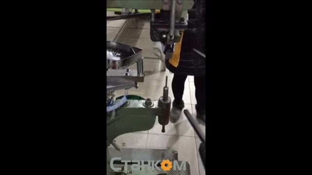 Автоматический клепальный станок с подачей заклепок и шайб смотреть онлайн