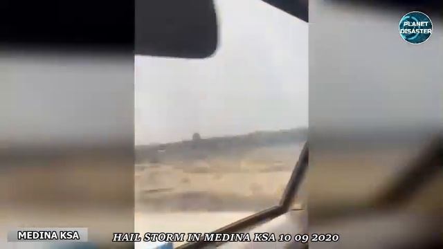 Hail Storm In Medina Saudi Arabia | Crashed cars | 10 09 2020 | PLANET DISASTER смотреть онлайн