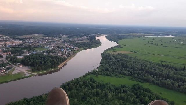 ПОЛЁТ НА ПАРАПЛАНЕ с.НОВОБИРИЛЮССЫ 2023 ГОД