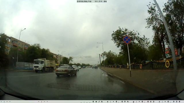 16.06.2018 Актобе. Маресьева-Молдагуловой. Два нарушителя с Тонированные(или окрашенные) задние фар смотреть онлайн