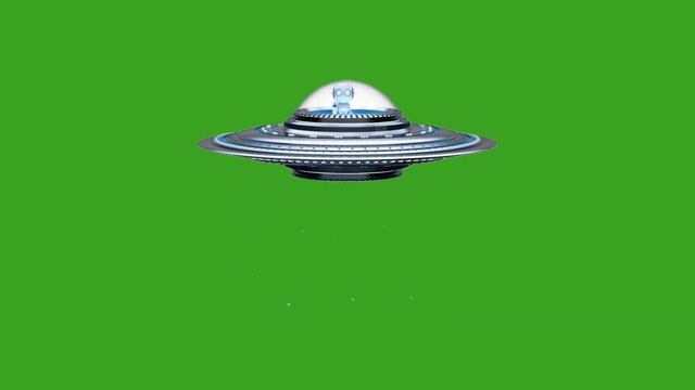 Free Green Screen UFO Animation For Chroma Key Video Editing 2023