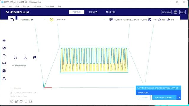 TwoTrees SK1 – Cura Setup And Klipper