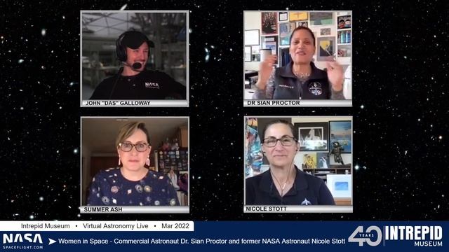 NSF Live: Astronauts Nicole Stott and Dr. Sian Proctor with Intrepid Museum смотреть онлайн