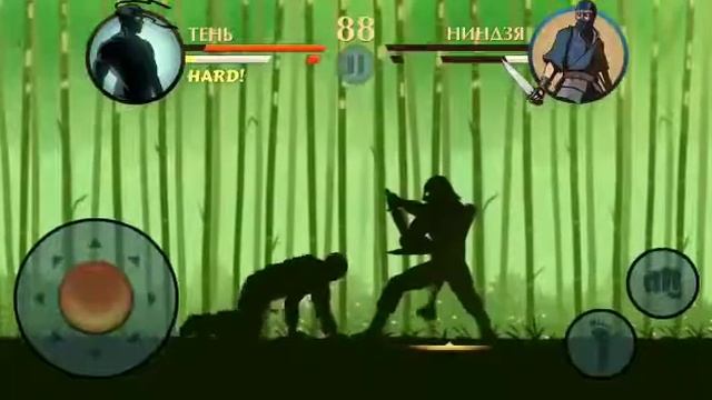 Женя почти победил Рысь в игре Shadow Fight 2