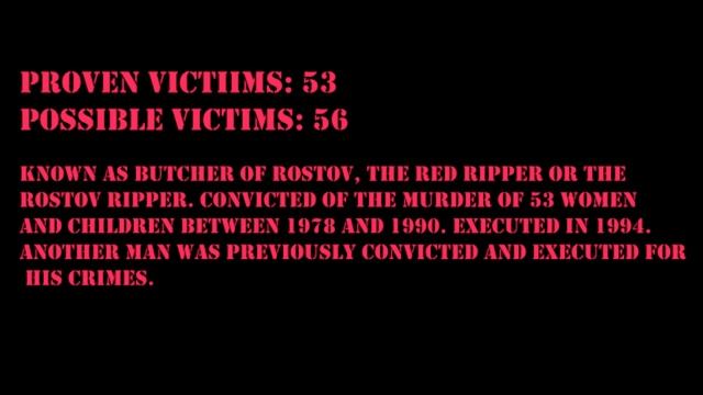 Ten Most Prolific Serial Killers смотреть онлайн