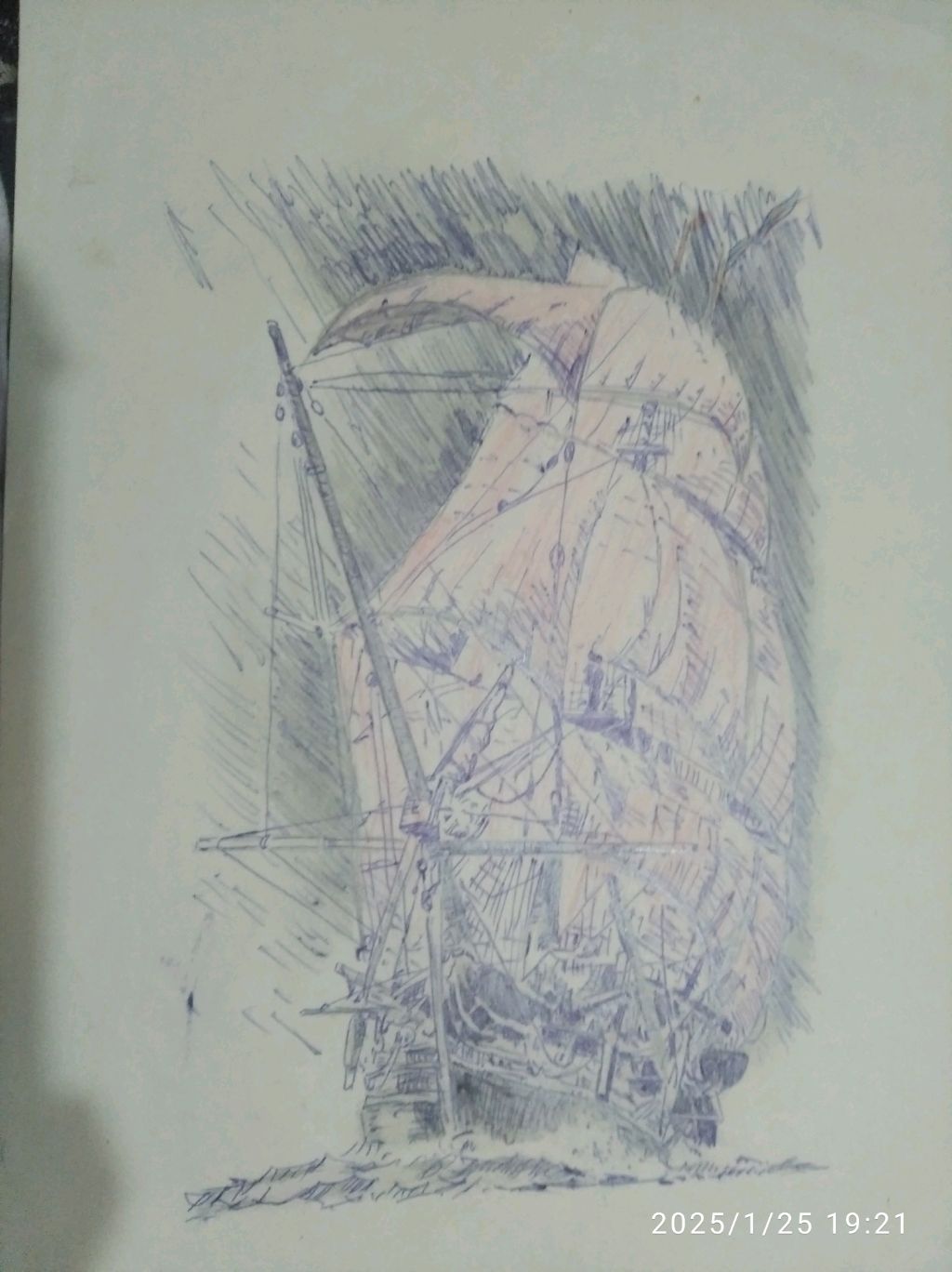 рисунок ручкой . смотреть онлайн