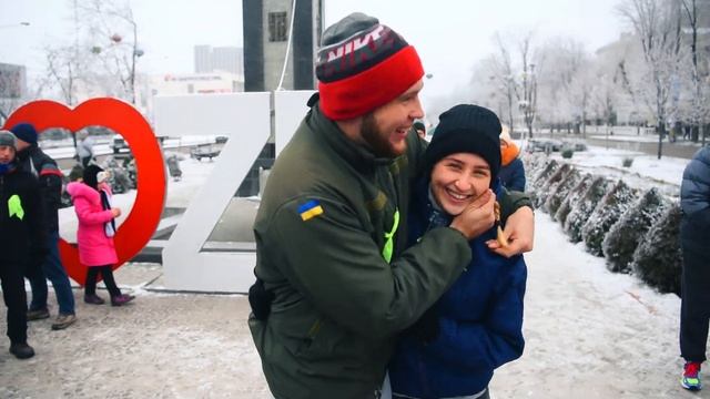 Новогодняя пробежка 01.01.2017 в Запорожье смотреть онлайн