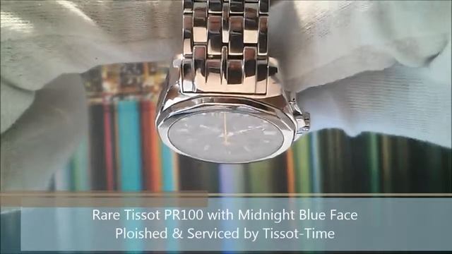Tissot PR100 Midnight Blue, polished & serviced Tisso-Time смотреть онлайн