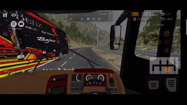 lari bareng bus bejeu balap bussid || game android bus simulator indonesia смотреть онлайн